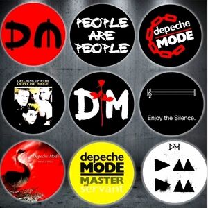 Depeche Mode Magnet Set Kitchen Magnets 80's Music Decor Music Lover Gift